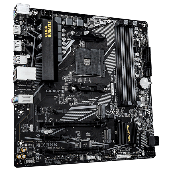 GIGABYTE-B550M-DS3H---PCIe-4.0-y-M.2-Dual GIGABYTE-B550M-DS3H-Motherboard-AM4-PCIe-4-0-NVMe